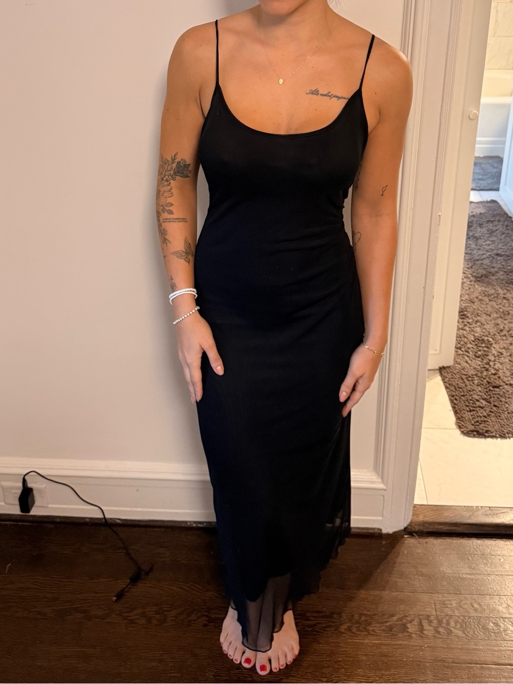 Classic Black Slip Dress - Sleek Minimalist Style
